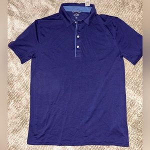 Men’s J Crew Medium performance polo shirt Navy NWT